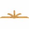 Ekena Millwork Redmond Rough Sawn Timber Gable Bracket, Western Red Cedar, 72"W x 27"H x 2"D x 4"F, 9/12 Pitch GBW072X27X0204RED00RWR - alternate 2